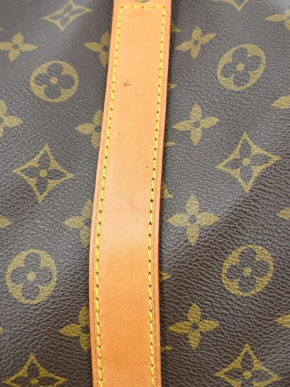 Best02 LOUIS VUITTON MONOGRAM KEEPALL BANDOULIERE 60 BAG